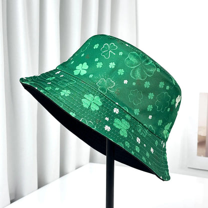 Lucky Four-Leaf Clover Couple's Bucket Hat