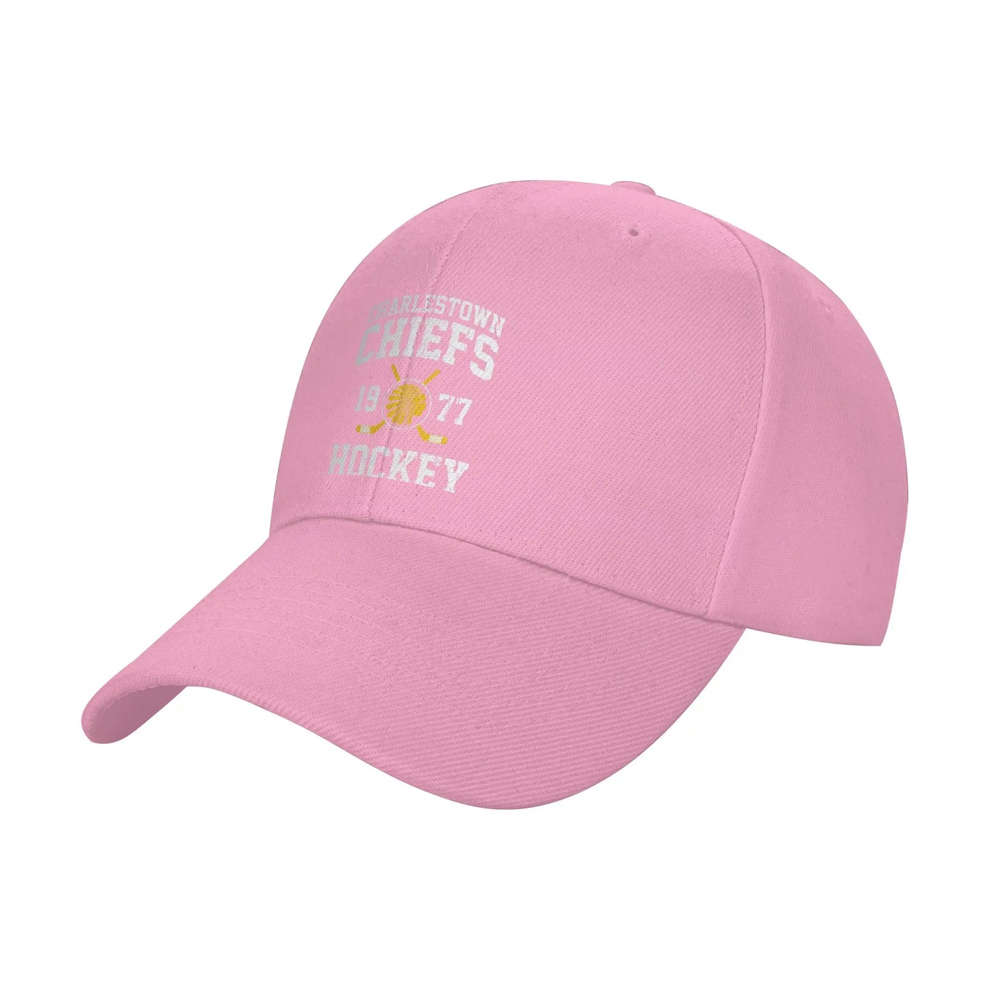 Fashion Charlestown Chiefs Hockey Curved Brim Baseball Cap