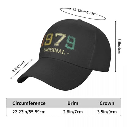 Vintage 1979 Baseball Cap Women Men