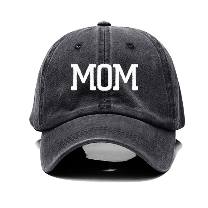 DAD MOM Embroidery Baseball Cap Fashion Women Men