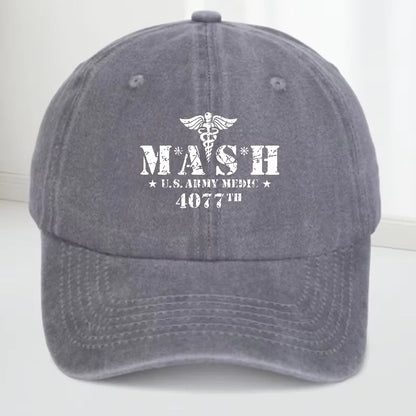 Retro Baseball Cap MASH 4077 Fashionable Printed Baseball Cap