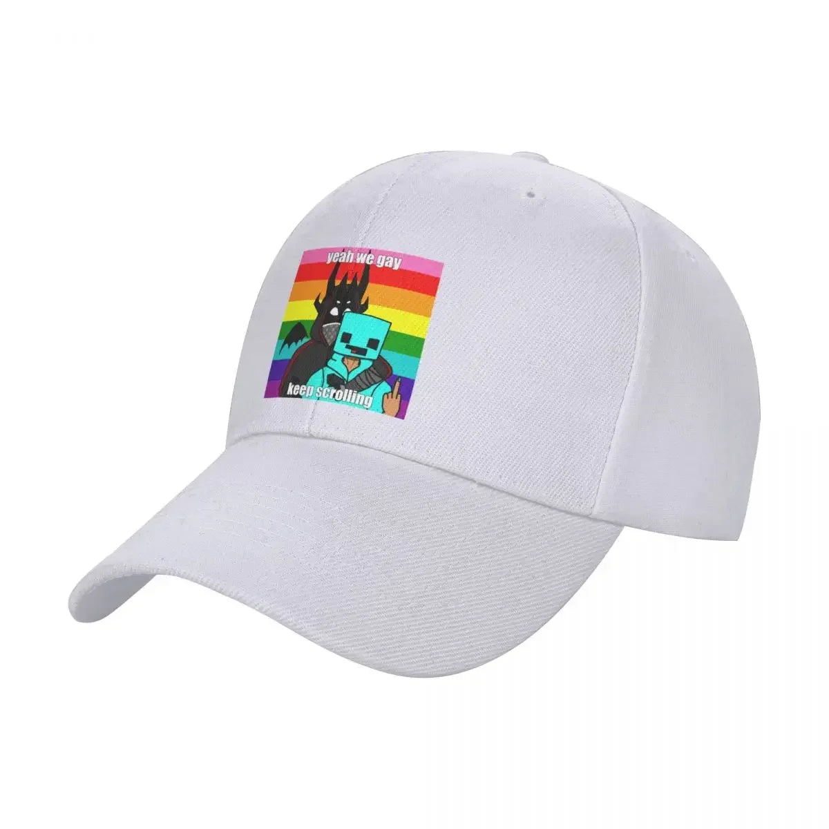 2026 Yeah We Gay Keep Scrolling Baseball Cap