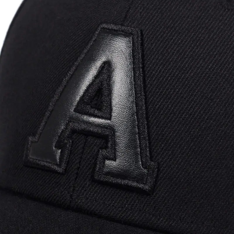Summer Fashion Men Baseball Cap Letter A Embroidery