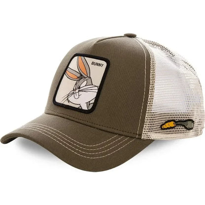 High Quality Brand Anime Cartoon Snapback Cotton Baseball Cap Men Women