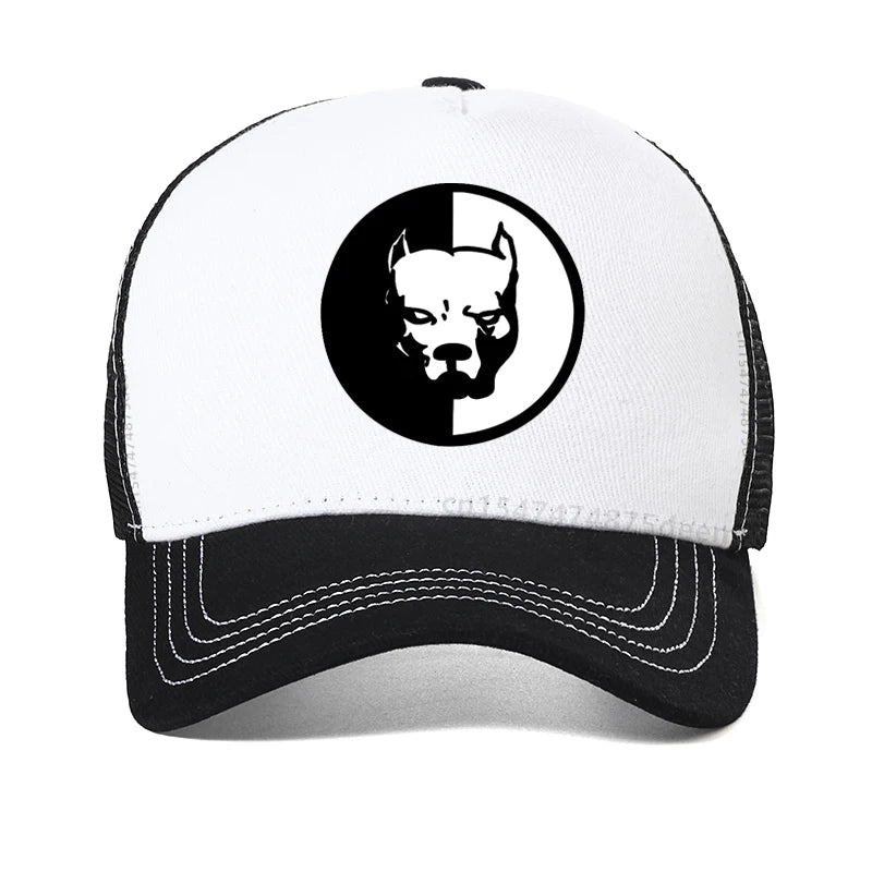 Pitbull Dog Mesh Baseball Cap