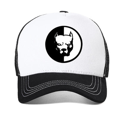 Pitbull Dog Mesh Baseball Cap