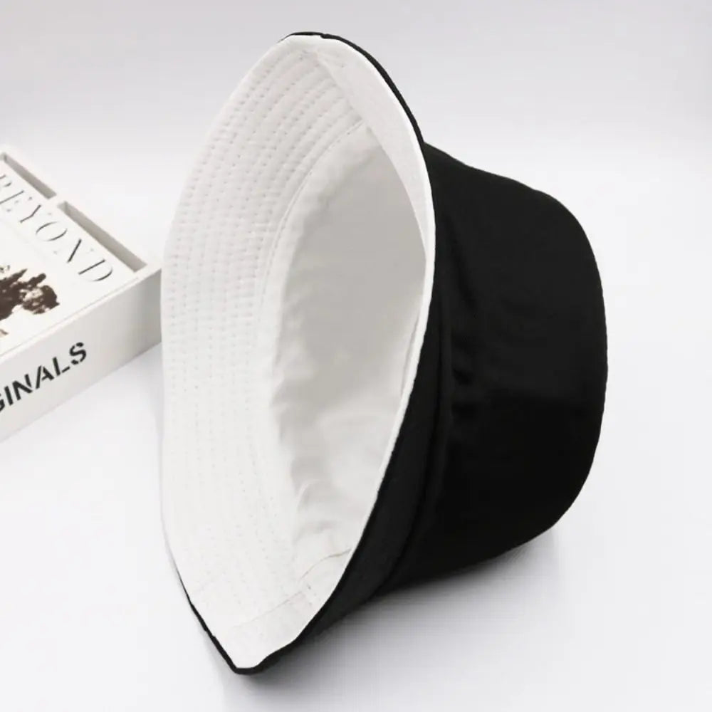 Foldable Double-sided Bucket Hat Summer Sun Hat