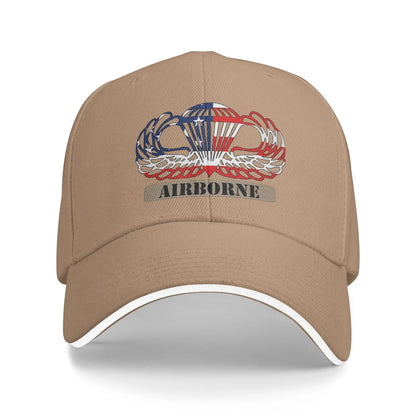 Airborne Paratrooper Jump Wings Baseball Cap