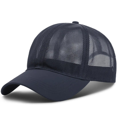 Full Mesh Sun Protection Caps Adjustable Quick Dry For Man Women