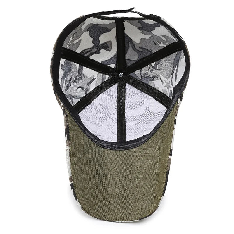 Men Camouflage Baseball Cap Camo Hat Camouflage