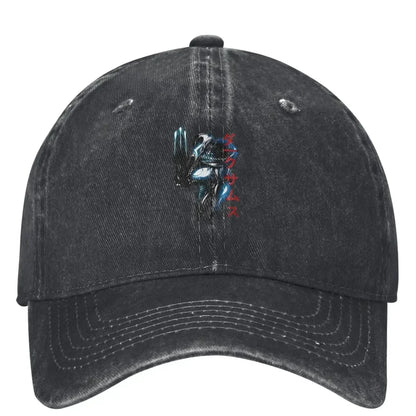 Metroid Dark Samus Washed Baseball Cap