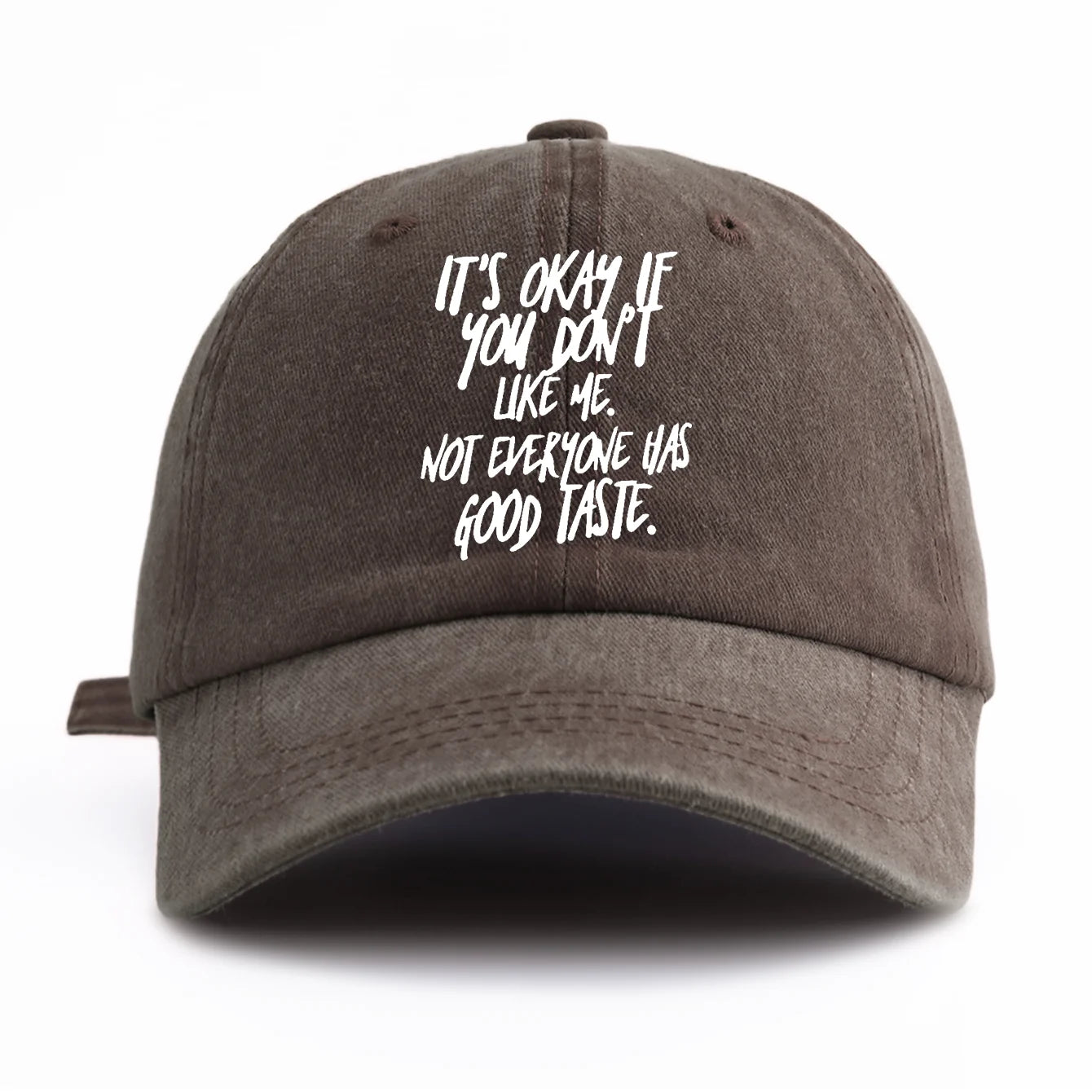 IT'S OK Print Washed Baseball Cap For Adults