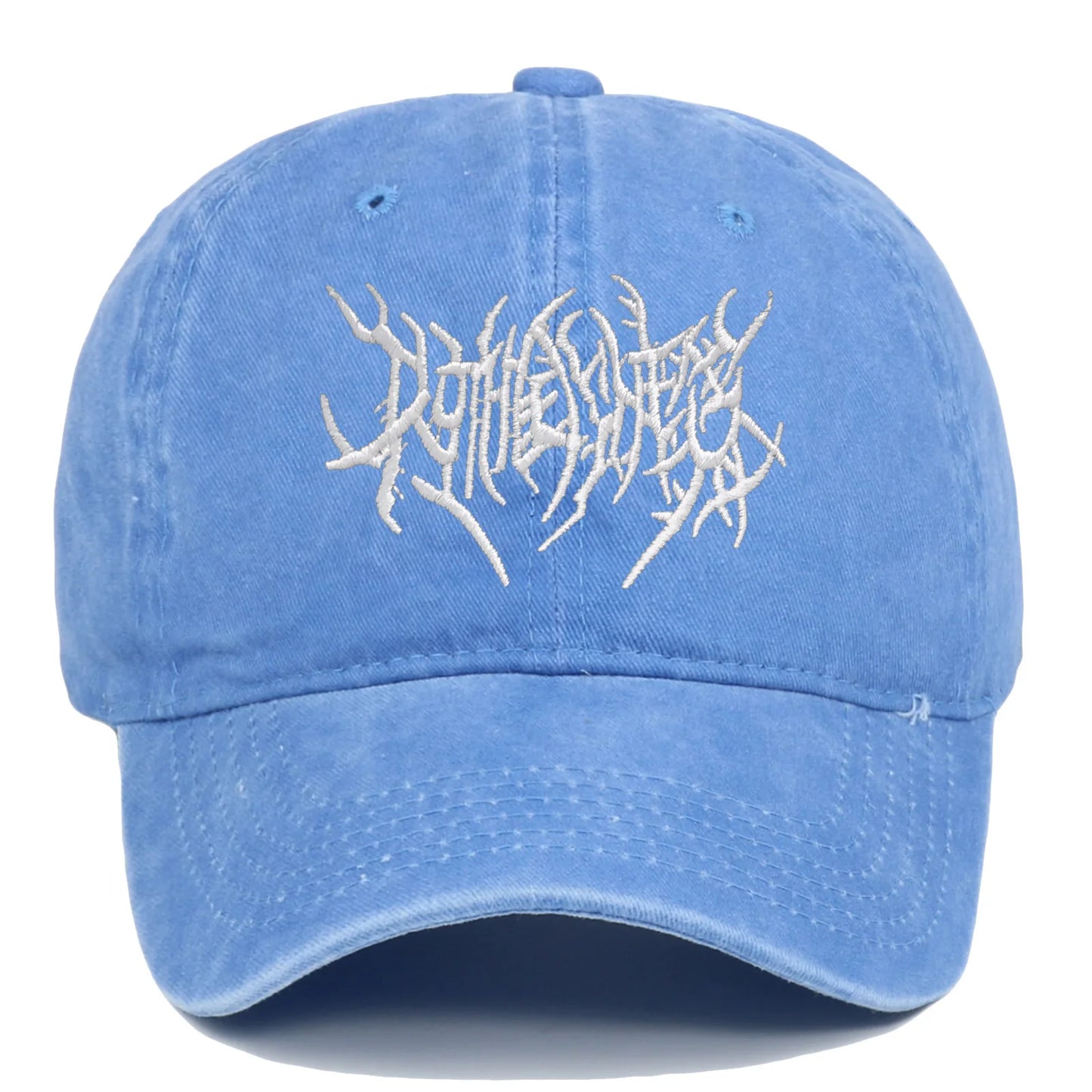 Visors Embroidery Baseball Caps Adjustable Gothic Faded Cap Hip-hop Sunscreen Hats