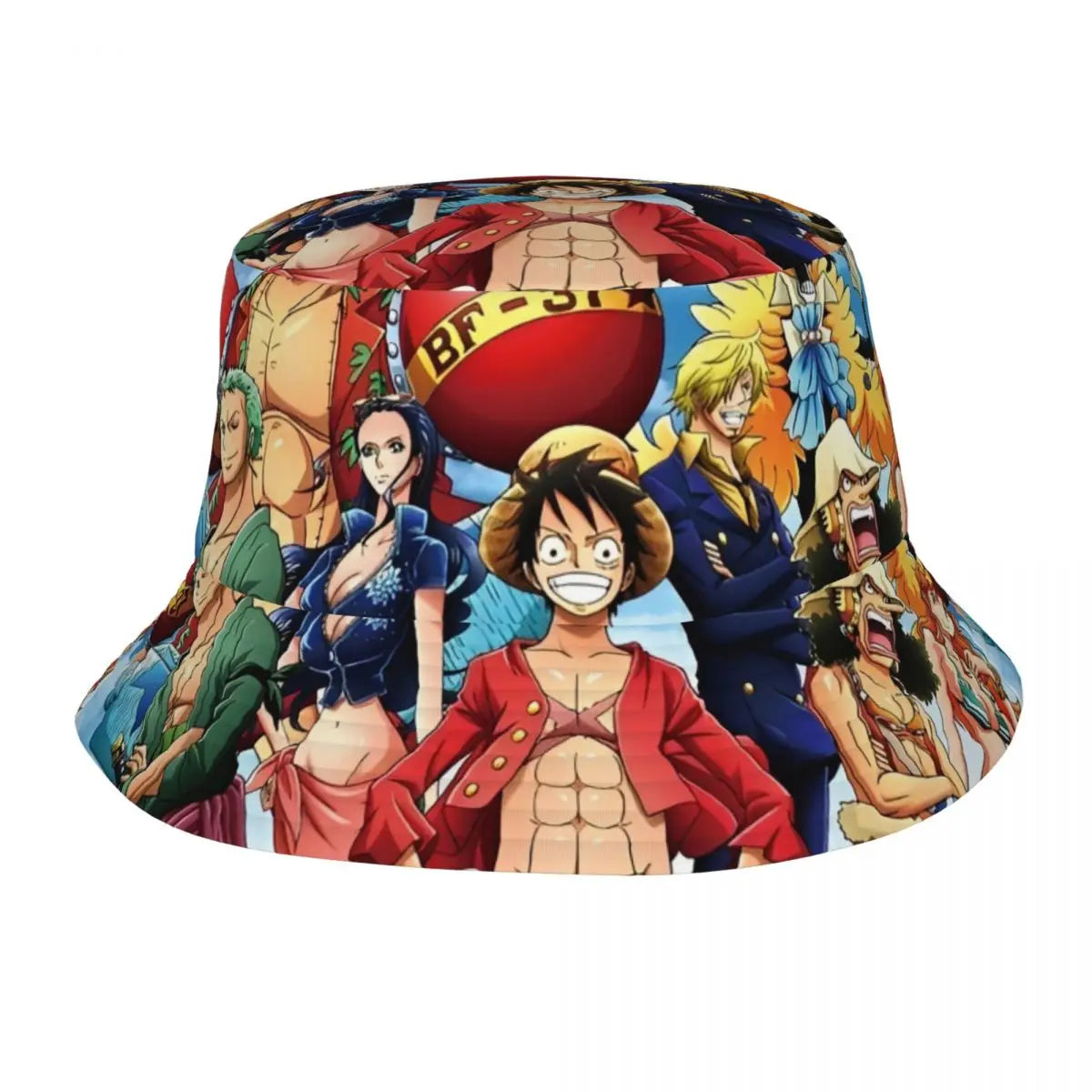 Unisex Bucket Hats One Piece Luffy Japanese Anime