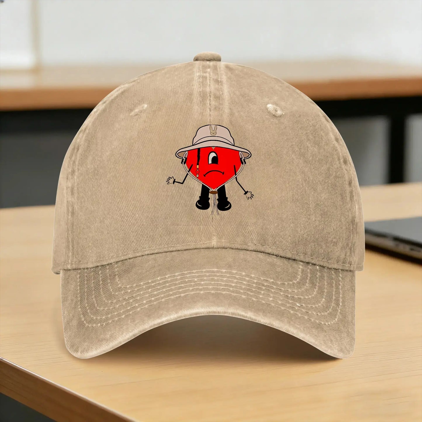 Rapper B-Bad B-Bunny DTMF World Tour Washed Baseball Cap