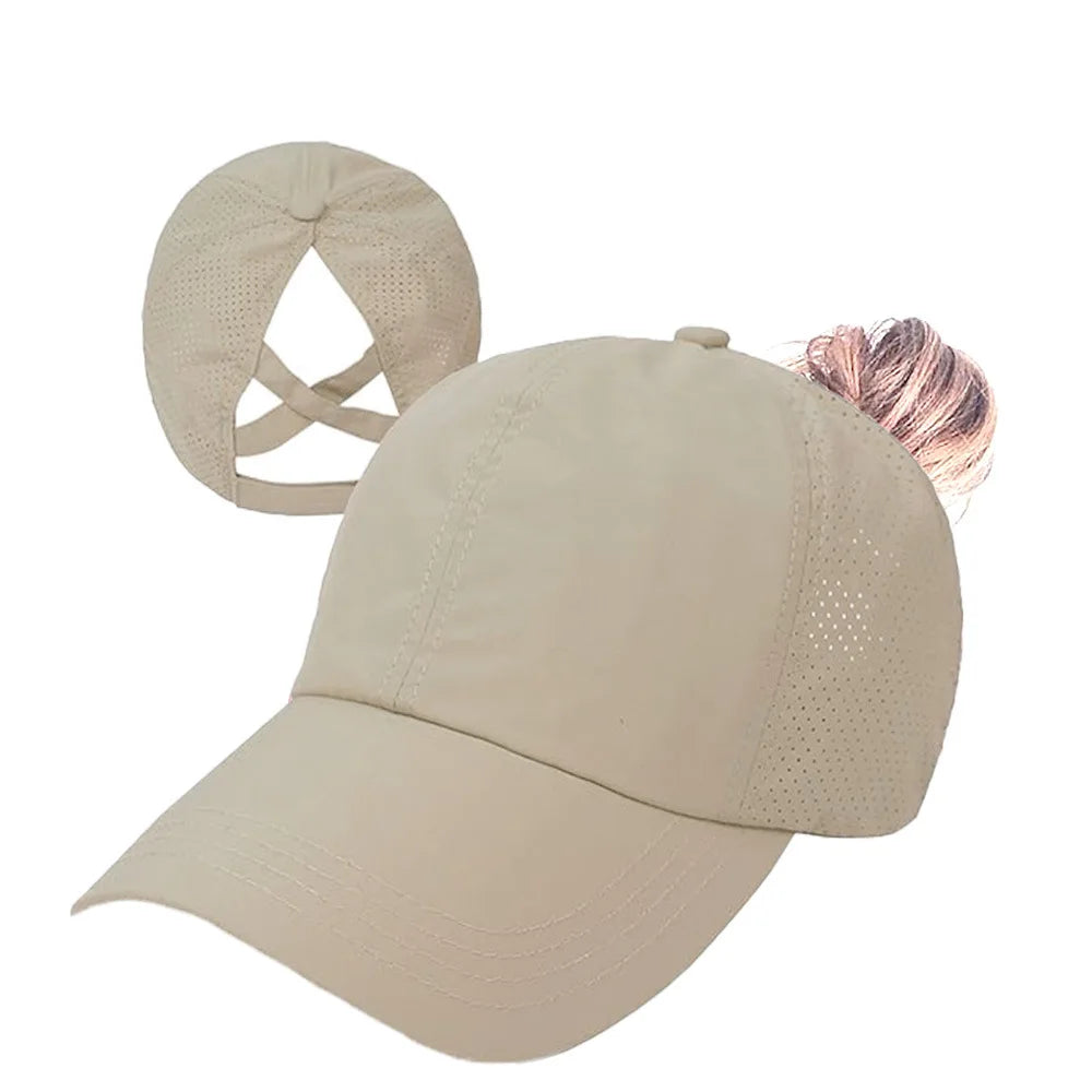 Baseball Cap European And American Outdoor Sports Ponytail Baseball Cap