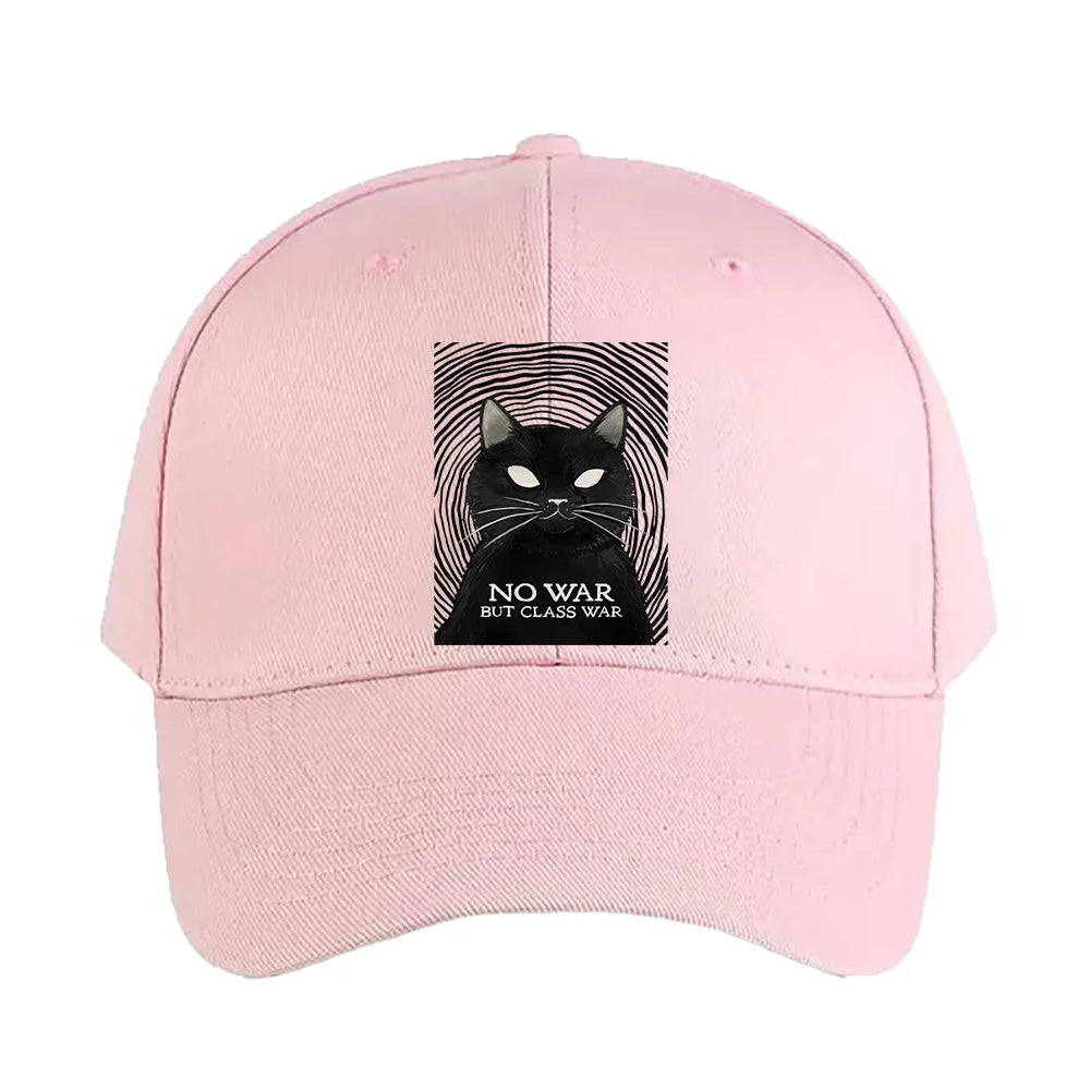 No War But Class War Cat Baseball Cap