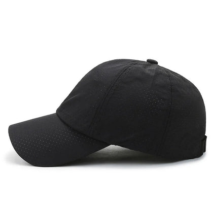 Spring Summer Solid Color Hats For Men Mesh Cap Baseball Cap
