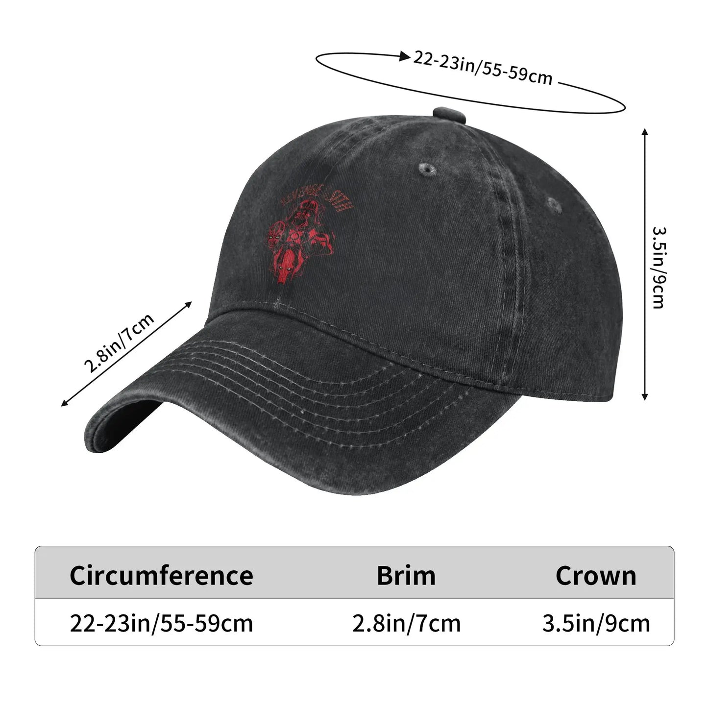 Casual Revenge Of The Sith Lords Darth Maul Baseball Caps