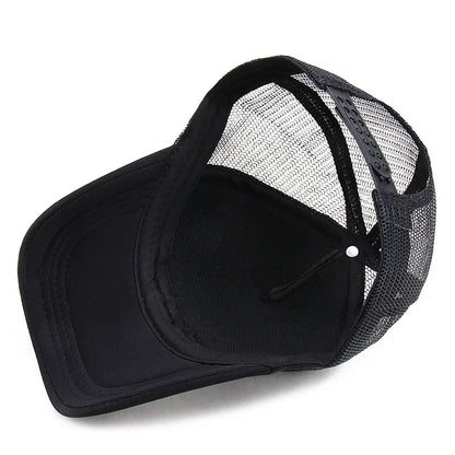 Unisex Cap Casual Plain Mesh Baseball Cap Adjustable