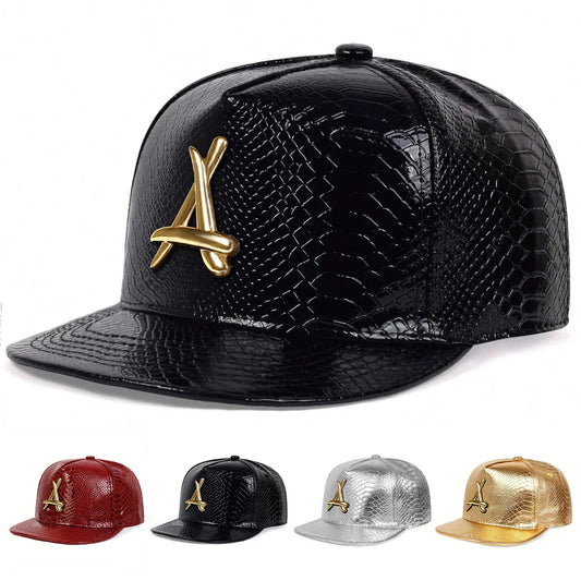 Unisex Personality A Letter Label Hip-hop Hats