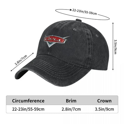Classic Cars Lightning Mcqueen Top Logo Baseball Cap