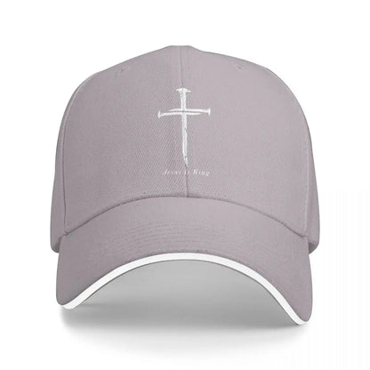 Jesus Cross Three Nails Christian Vintage 1 Cross 3 nails 4 Baseball Cap