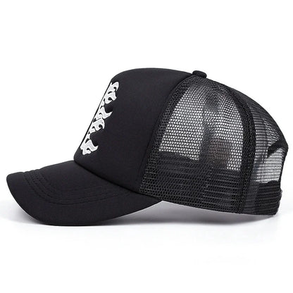 Summer Embroidered Side Face Pentagram Baseball Hats