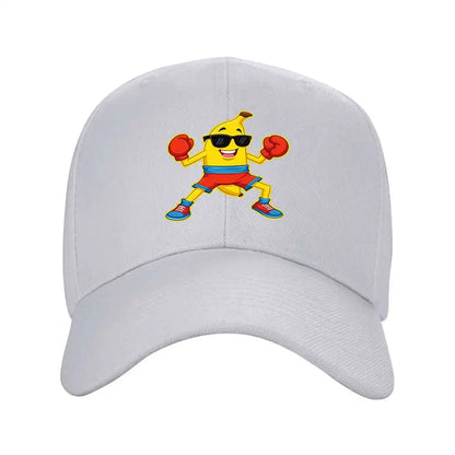 Boxing Banana Graphic Baseball Cap