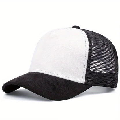 Unisex Mesh Baseball Cap For Men Outdoor Ports Adjustable Trucker Caps Fashion Curved Dad Cap