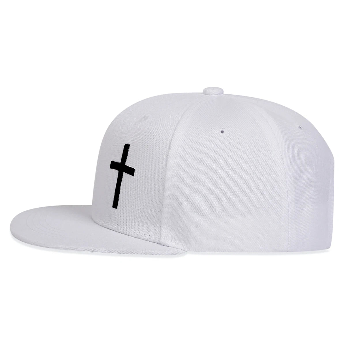 Unisex Cross Embroidery Hip-hop Hats Baseball Caps Snapback Caps