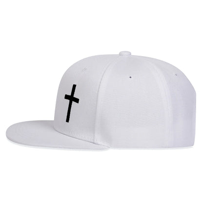 Unisex Cross Embroidery Hip-hop Hats Baseball Caps Snapback Caps
