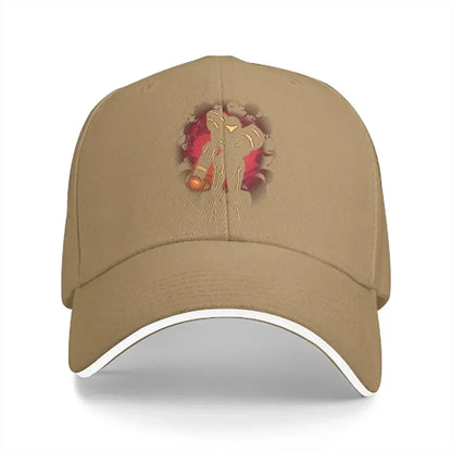 Pure Color Dad Hats Red Women's Hat Sun Visor Baseball Caps