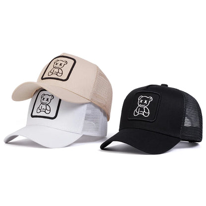XX Little Bear Mesh Baseball Cap