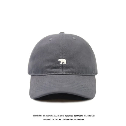 Fashion Baseball Cap For Women And Men Embroidery Polar Bear Hip Hop Snapback Caps