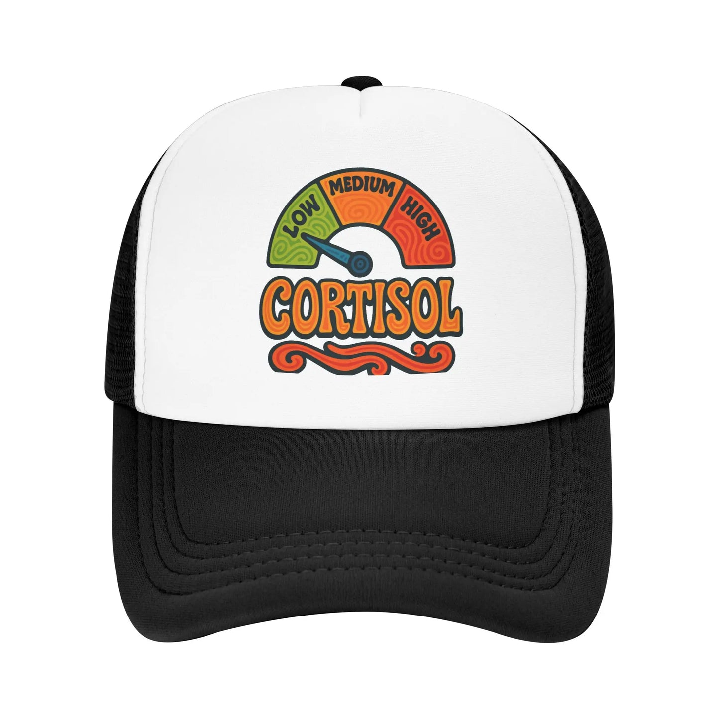 Summer Outdoor Low Cortisol Levels v Mesh Cap Baseball Hats