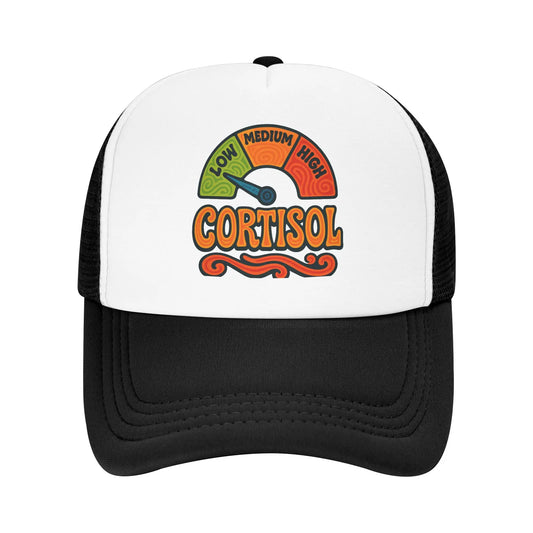 Low Cortisol Levels v Foam Mesh Baseball Hat