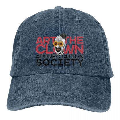 Vintage Terrifier 2 Art The Clown Appreciation Society Baseball Cap
