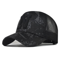 Black Mesh Cap