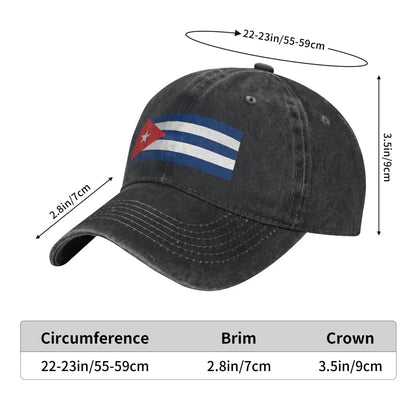 Flag of Cuba Casual Baseball Cap
