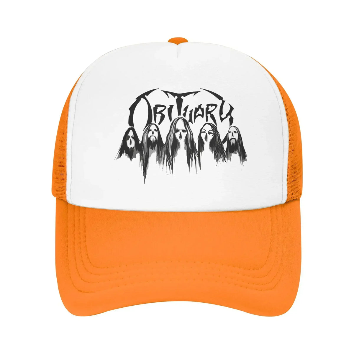 Heavy Metal Band Horror Long Hair Obituary Sport Mesh Baseball Caps