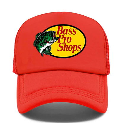 Fashion Fish Trucker Caps Men Funny Fishing Printing Hat Baseball Cap