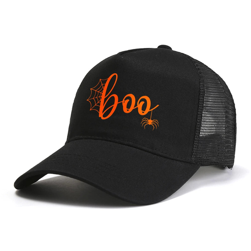 Halloween Spider Web Baseball Hat