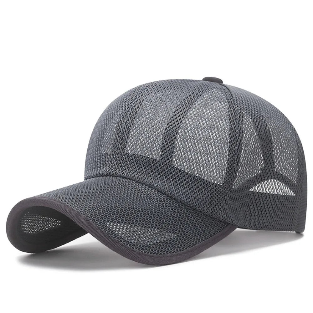 Quick Dry Full Mesh Caps Adjustable Sun Protection Summer Baseball Cap