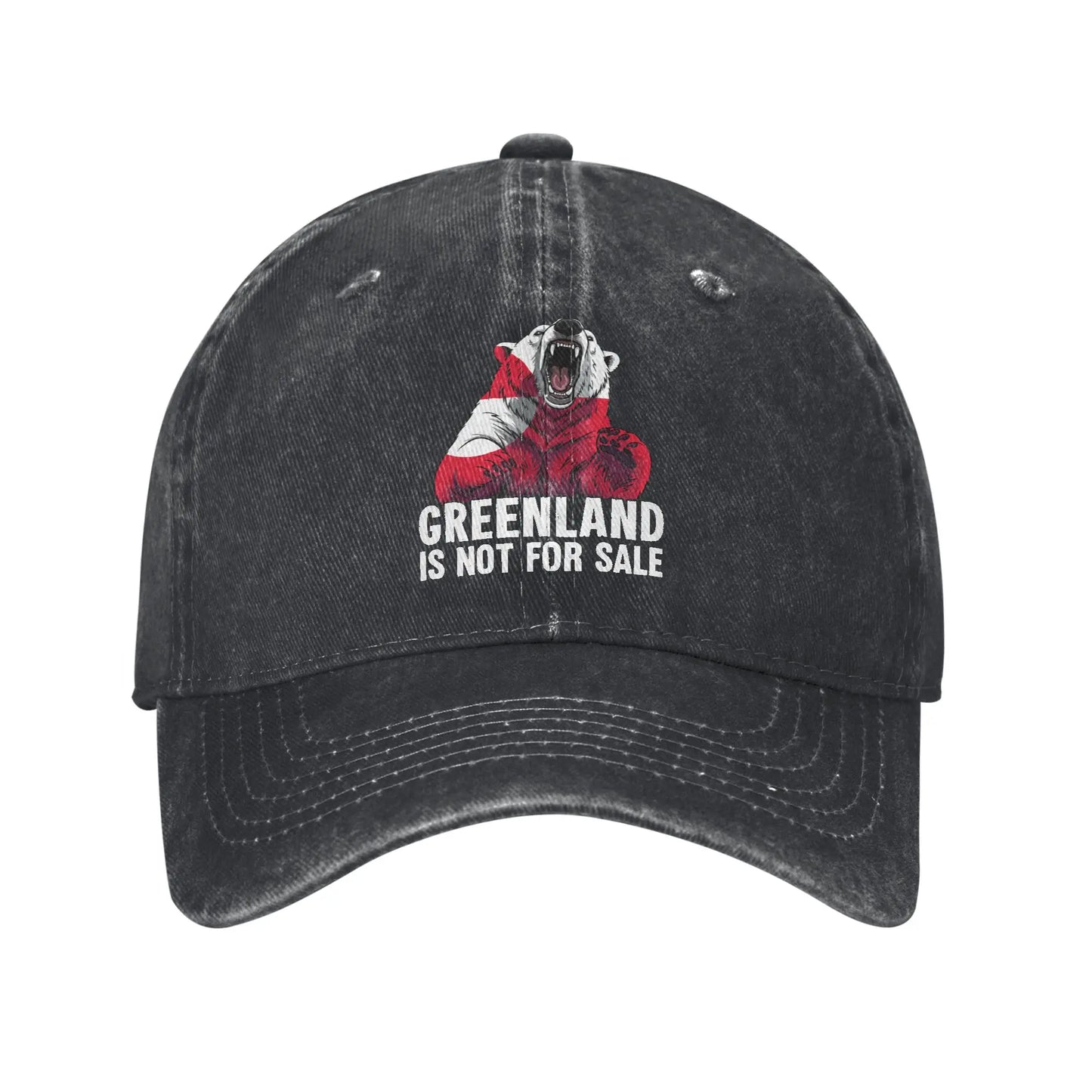 Greenland Is Not For Sale Baseball Cap Merch For Men Women