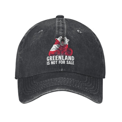 Greenland Is Not For Sale Baseball Cap Merch For Men Women