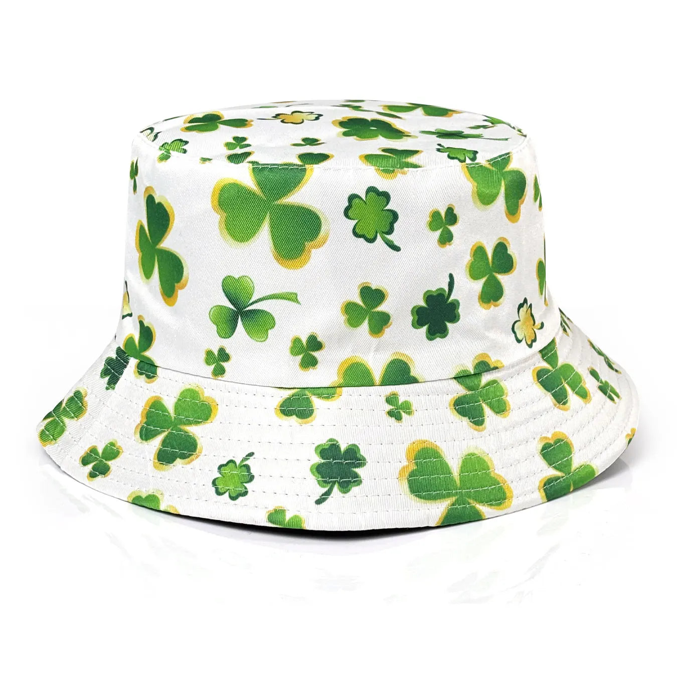 Lucky Four-Leaf Clover Couple's Bucket Hat