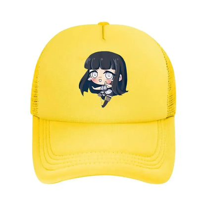 New “Anime Girl Manga, Cute Art Design” Mesh Baseball Cap