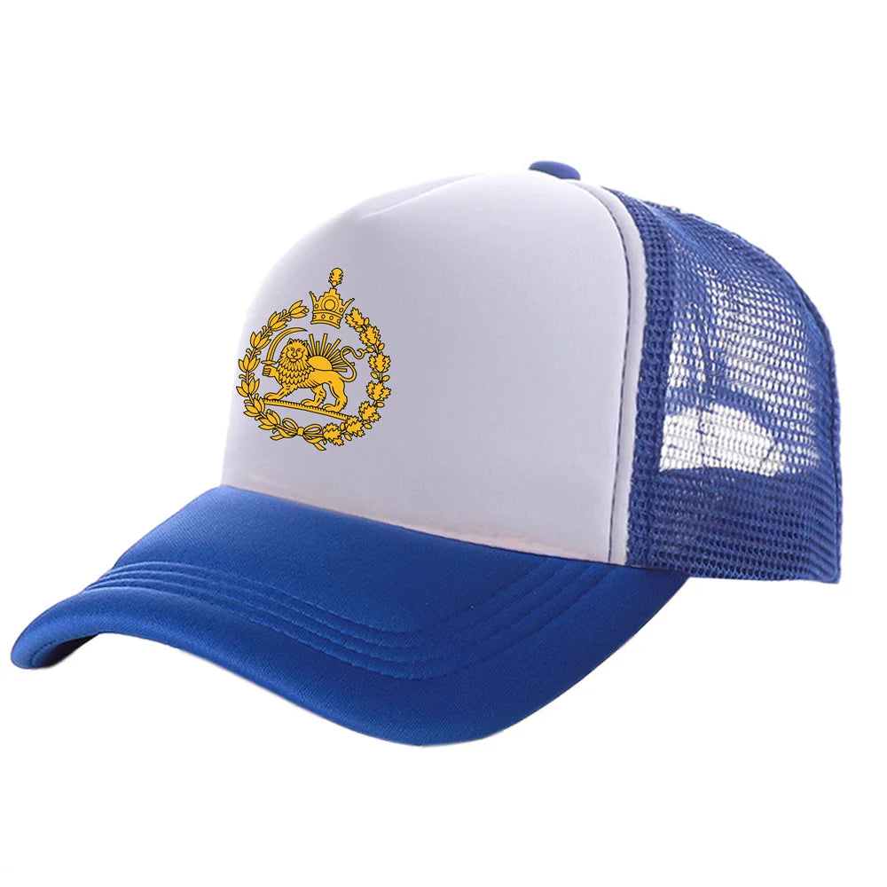 Iran Naval Baseball Caps Men Iran Naval Flag 1933-1980 Hat Baseball Cap