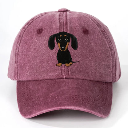 Unisex Dog Embroidery Baseball Cap